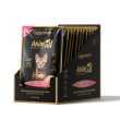 Вологий корм AnimAll пауч для котів курка з креветками пакування 12штx80г