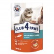 Вологий корм Club 4 Paws з макреллю в соусі для дорослих котів 24шт x 100г Вологий корм Club 4 Paws з макреллю в соусі для дорослих котів 24шт x 100г